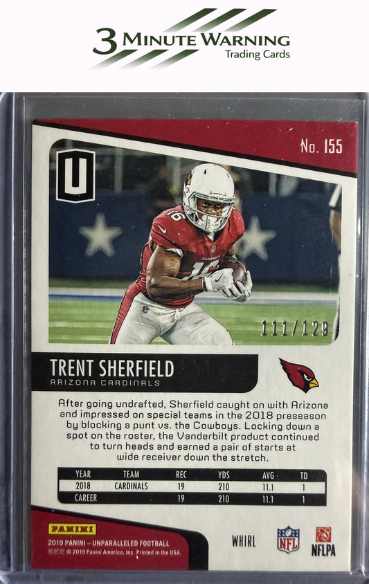 2019 Panini Unparalleled #155 Trent Sherfield Whirl #/129