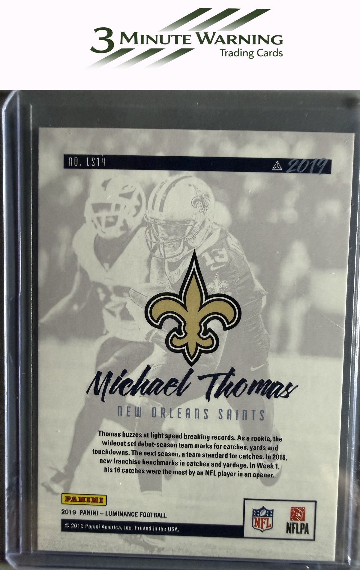 2019 Panini Luminance #LS14 Michael Thomas Lightspeed