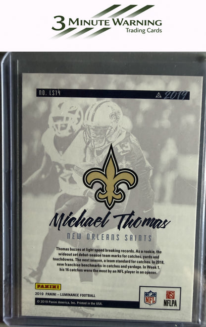2019 Panini Luminance #LS14 Michael Thomas Lightspeed