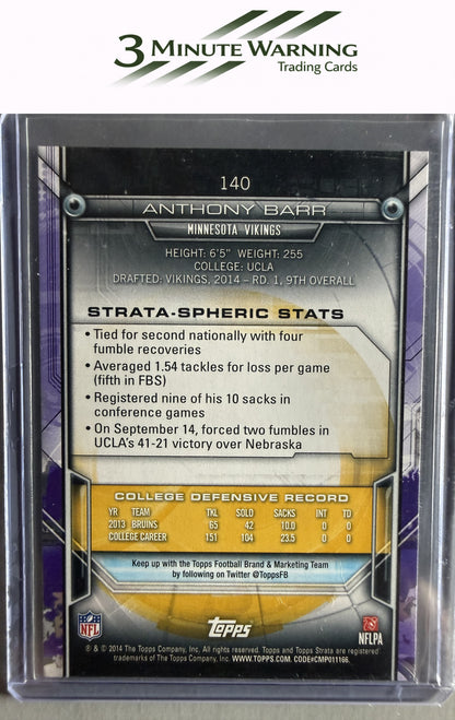 2014 Topps Strata #140 Anthony Barr Retail