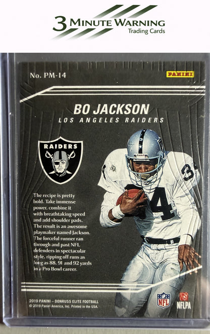 2019 Donruss Elite #PM-14 Bo Jackson Playmakers