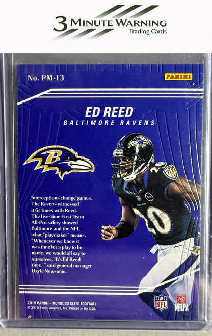 2019 Donruss Elite #PM-13 Ed Reed Playmakers