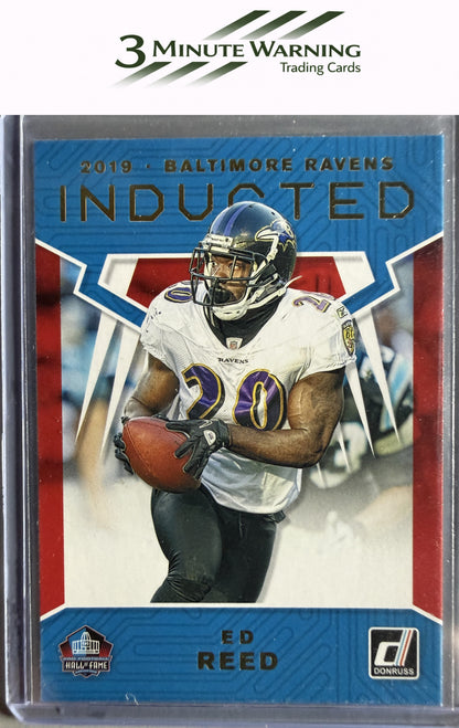 2019 Donruss #IN-1 Ed Reed Inducted