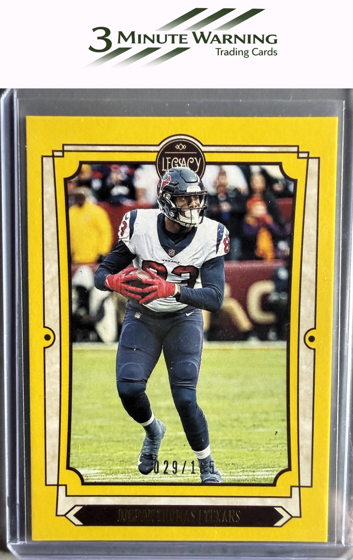 2019 Panini Legacy #42 Jordan Thomas Yellow #/165