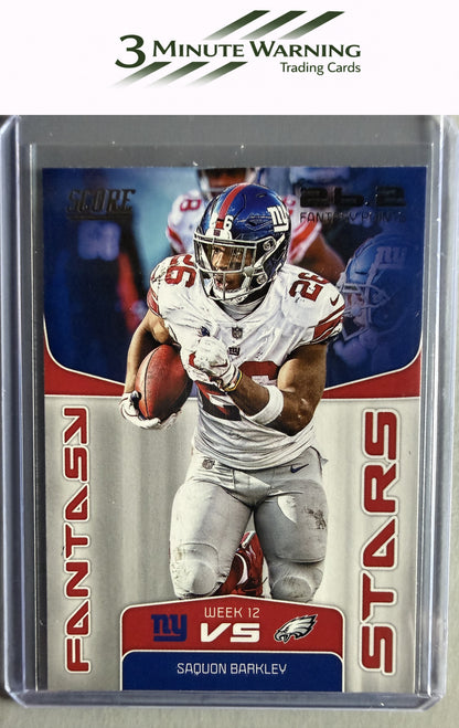 2019 Score #FS-7 Saquon Barkley Fantasy Stars