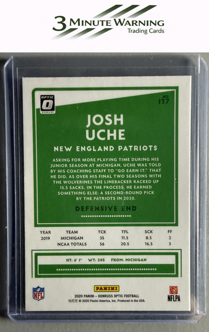 2020 Donruss Optic #137 Josh Uche