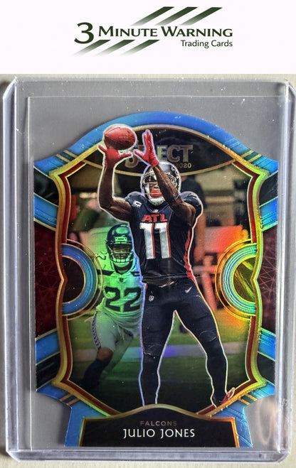 2020 Panini Select #6 Julio Jones Light Blue Prizm Die Cut