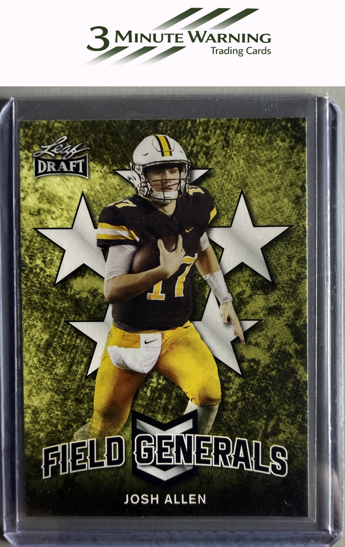 2018 Leaf Draft #FG-03 Josh Allen Field Generals