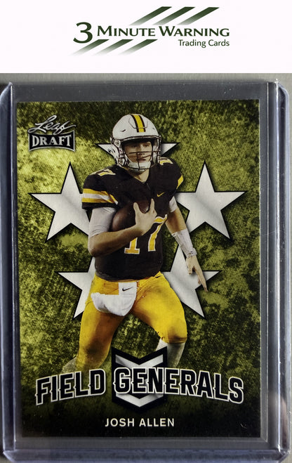 2018 Leaf Draft #FG-03 Josh Allen Field Generals