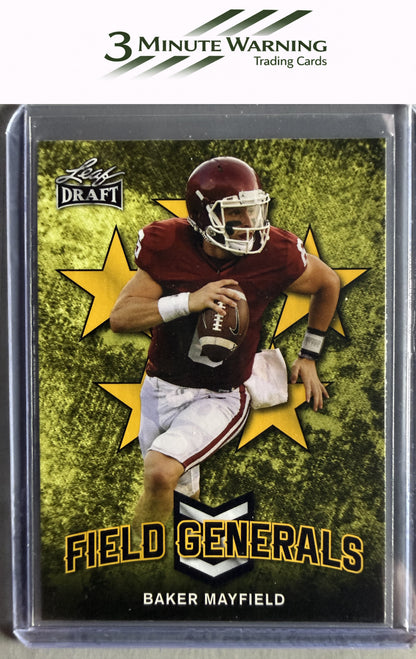 2018 Leaf Draft #FG-01 Baker Mayfield Field Generals