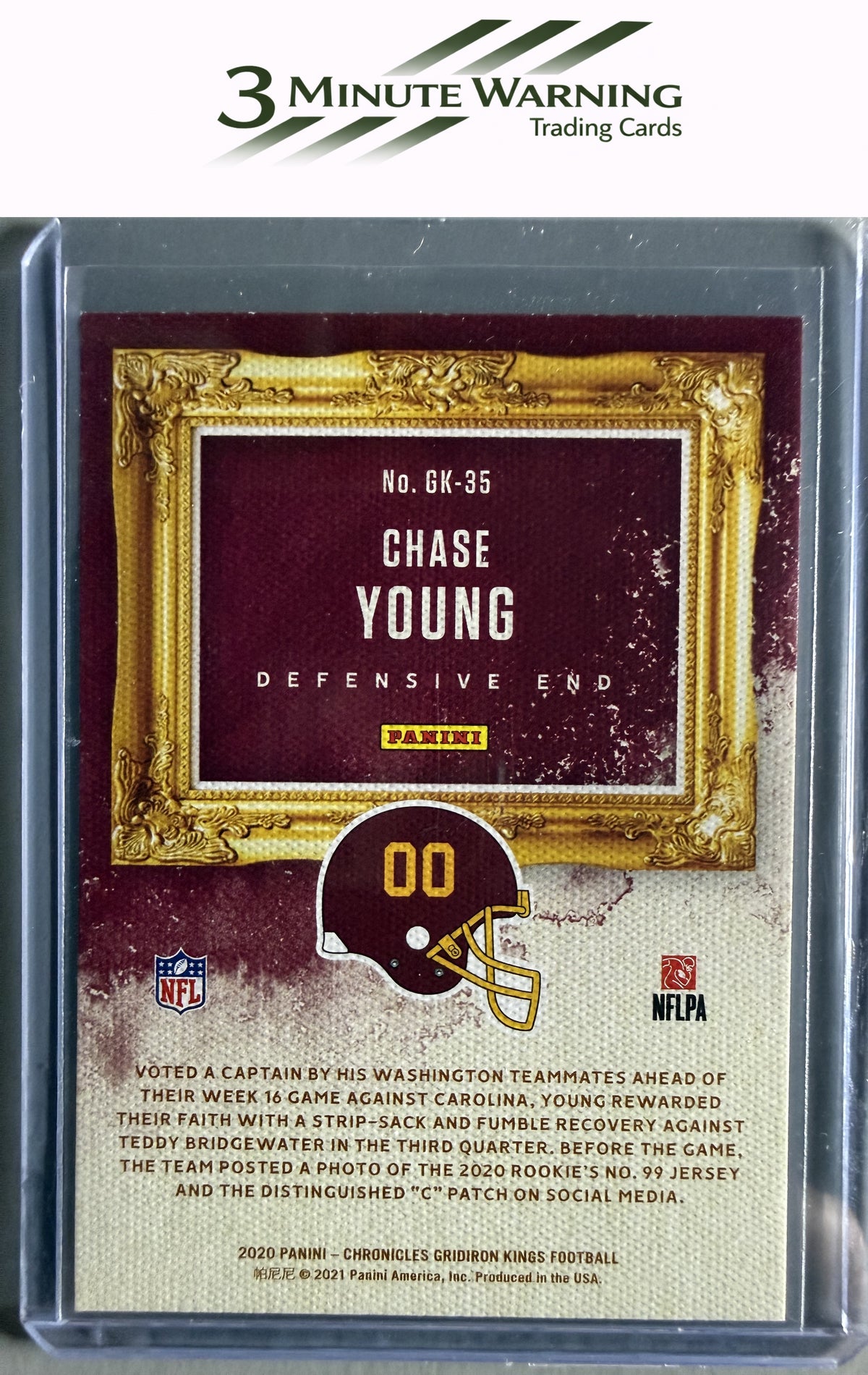 2020 Panini Chronicles #GK-35 Chase Young Gridiron Kings