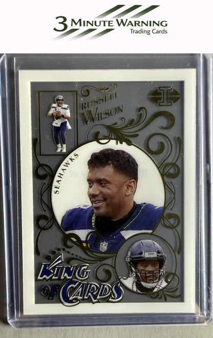 2021 Panini Illusions #KC-5 Russell Wilson King of Cards