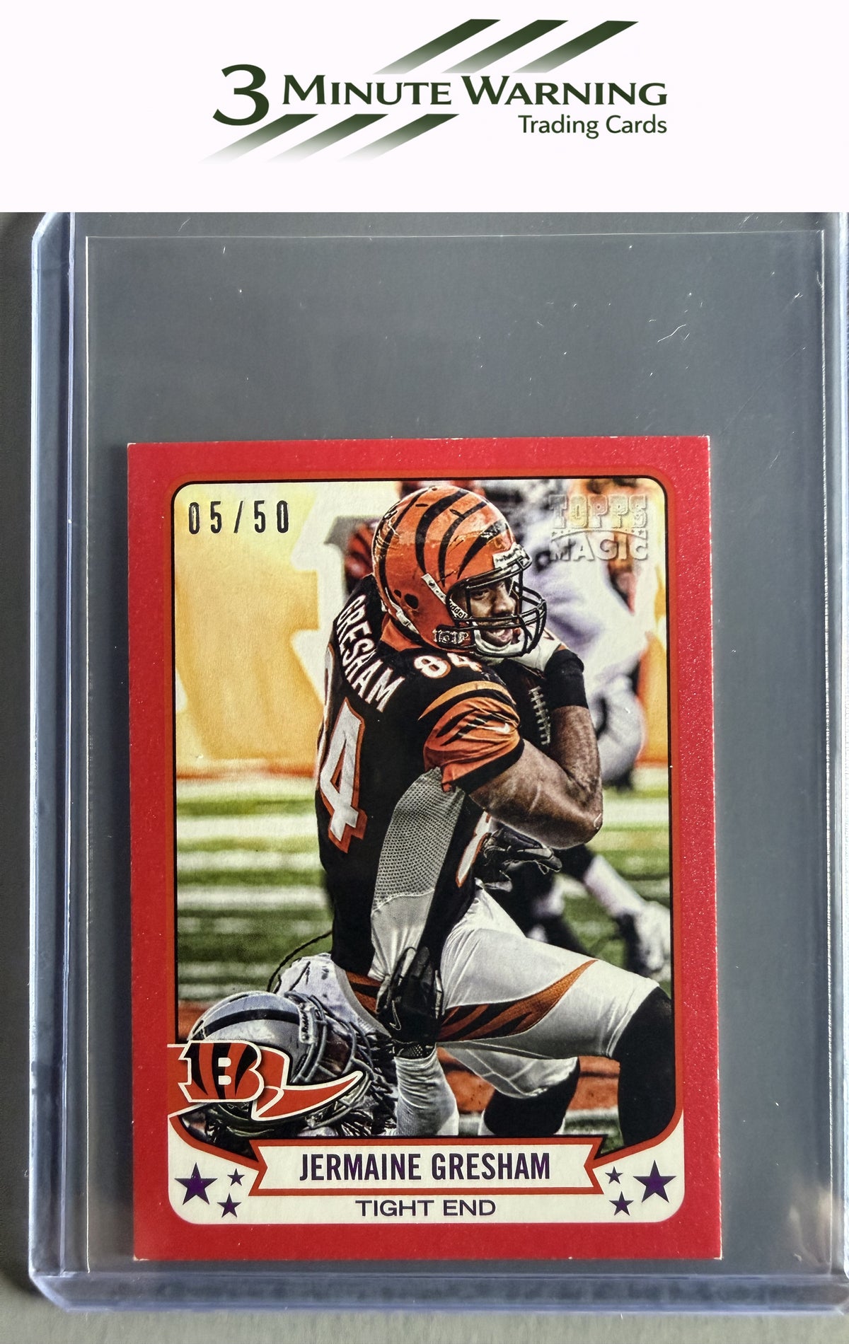 2013 Topps Magic #140 Jermaine Gresham Mini Red Border #/50