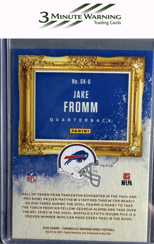 2020 Panini Chronicles #GK-6 Jake Fromm Gridiron Kings