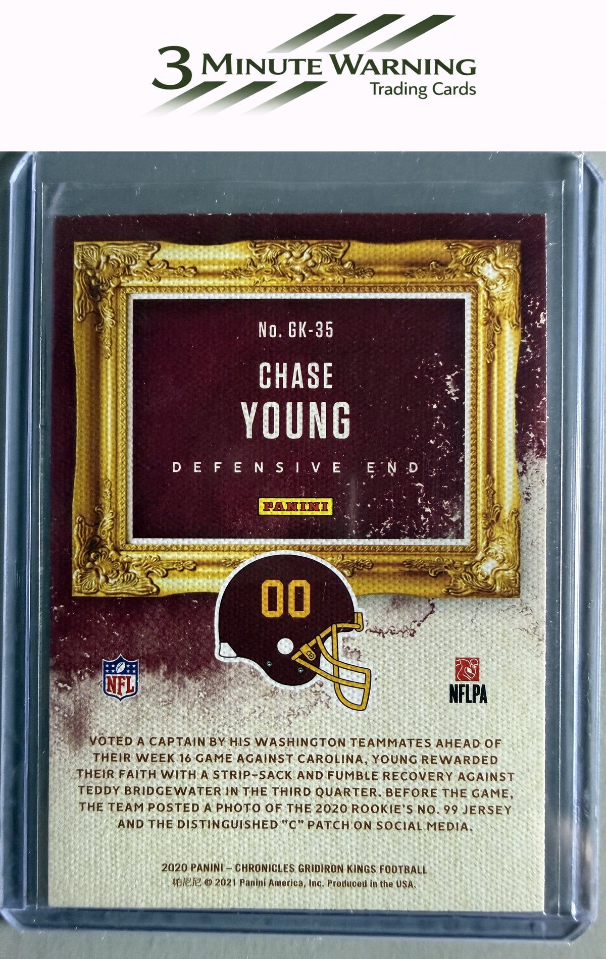 2020 Panini Chronicles #GK-35 Chase Young Gridiron Kings Pink