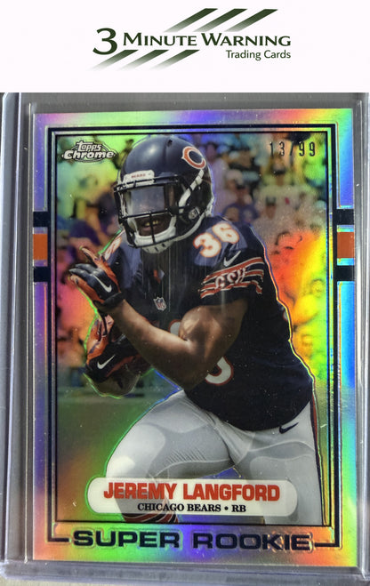 2015 Topps Chrome #89-JL Jeremy Langford 1989 Topps Super Rookies Refractor #/99
