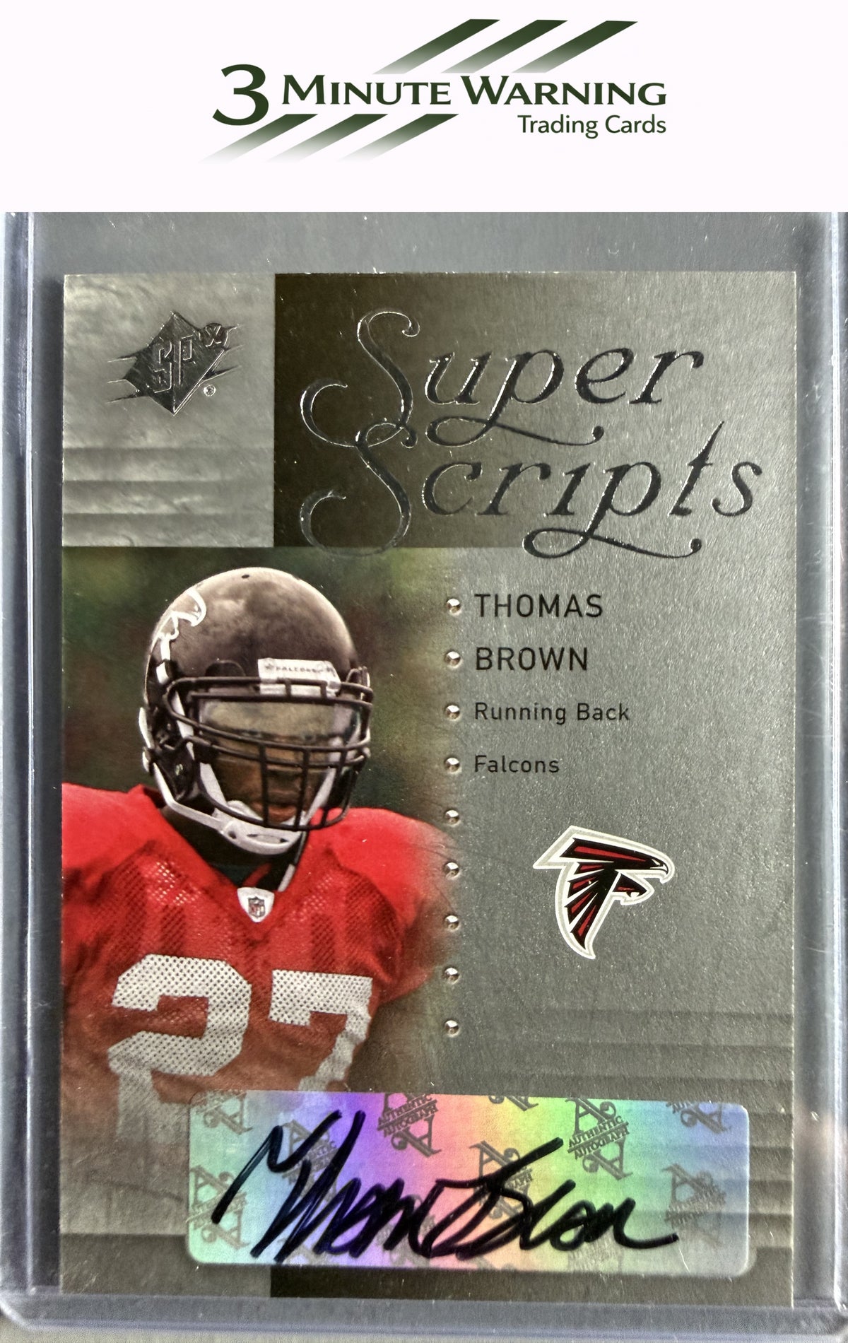 2009 SPx #S-BR Thomas Brown Super Scripts