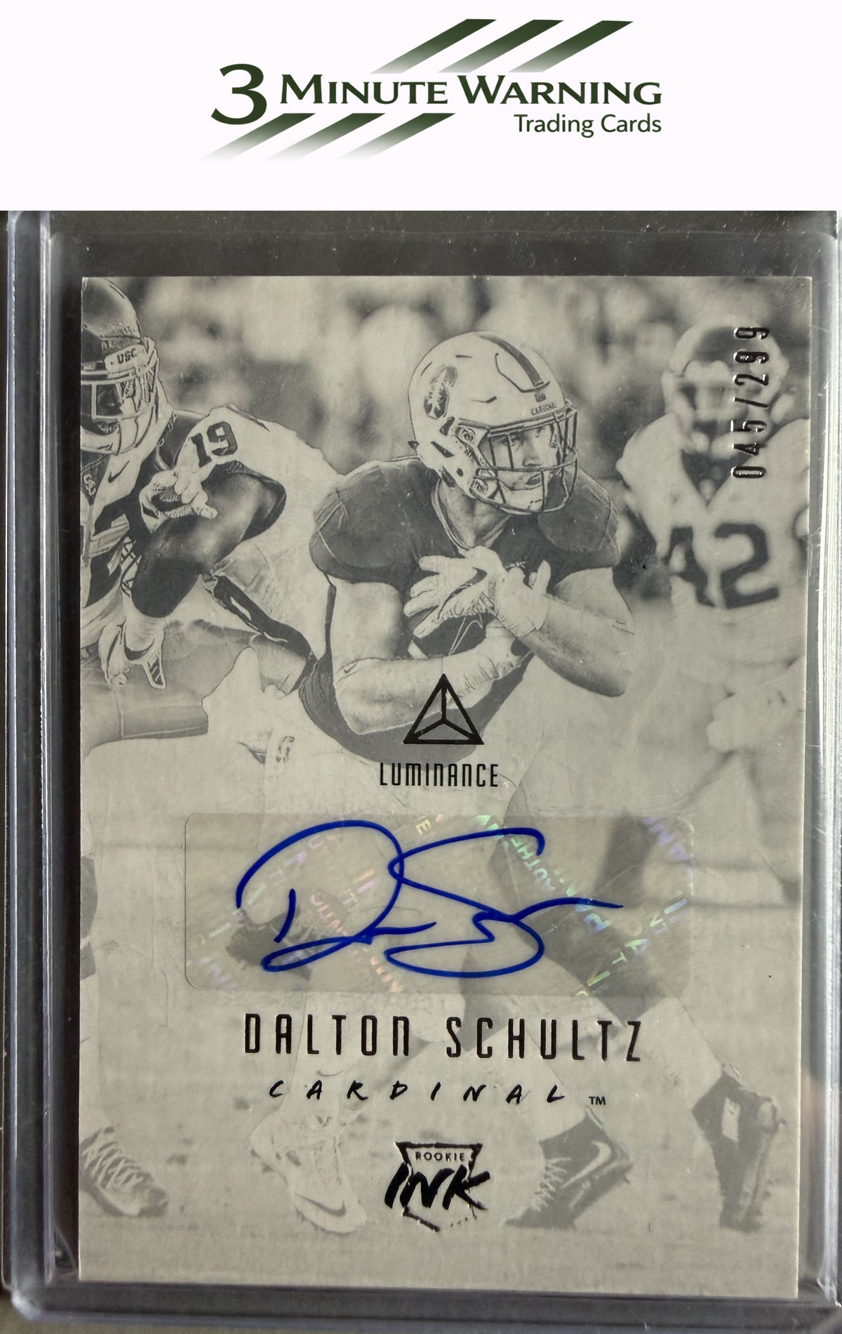 2018 Panini Luminance #RI-DAS Dalton Schultz Rookie Ink #/299