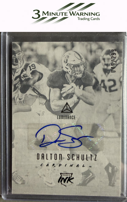 2018 Panini Luminance #RI-DAS Dalton Schultz Rookie Ink #/299