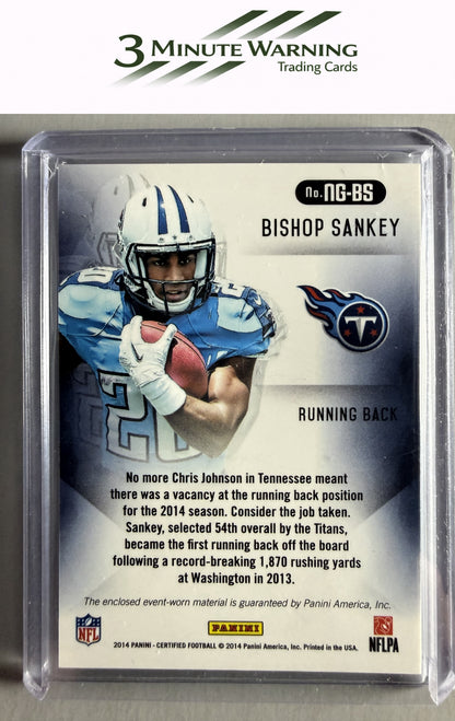 2014 Panini Certified #NG-BS Bishop Sankey New Generation Materials #/599