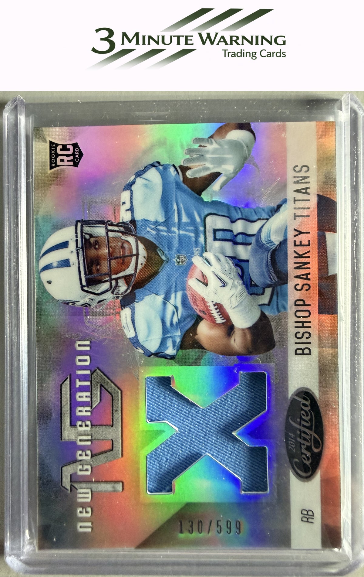 2014 Panini Certified #NG-BS Bishop Sankey New Generation Materials #/599