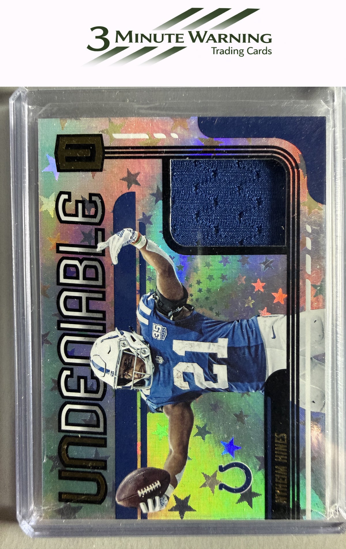 2019 Panini Unparalleled #UN-NH Nyheim Hines Undeniable Astral #/150
