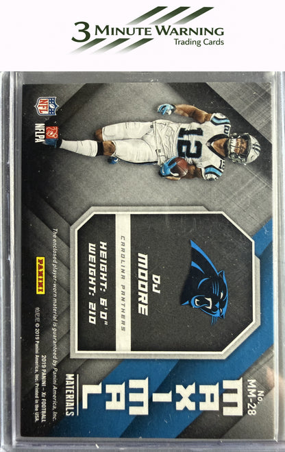 2019 Panini XR #MM-28 DJ Moore Maximal Materials Blue #/49