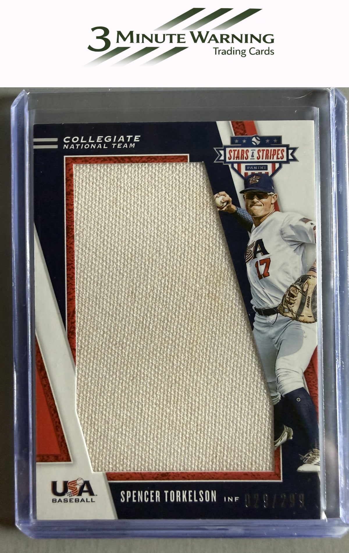2019 Panini Stars & Stripes USA Baseball #J-ST Spencer Torkelson Jumbo #/299