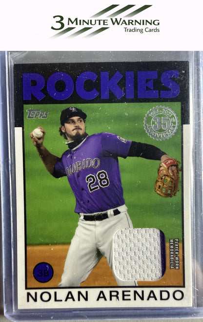2021 Topps #86R-NA Nolan Arenado 1986 Topps Baseball Relics (Series One)