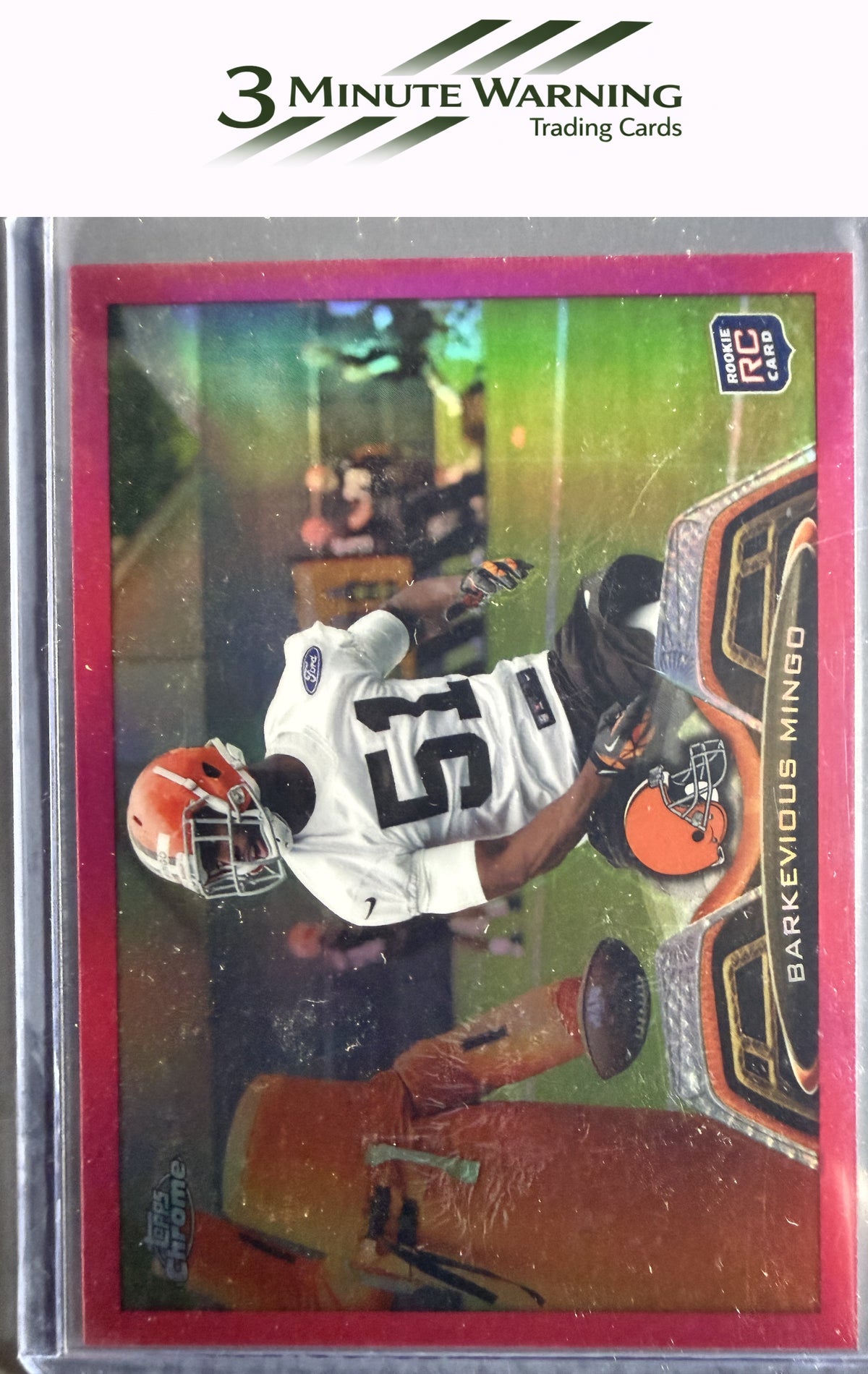 2013 Topps #282 Barkevious Mingo Pink #/399