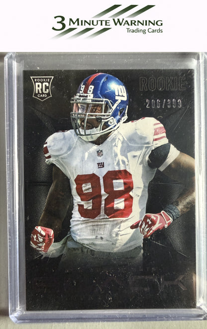 2013 Panini Black #128 Damontre Moore #/399