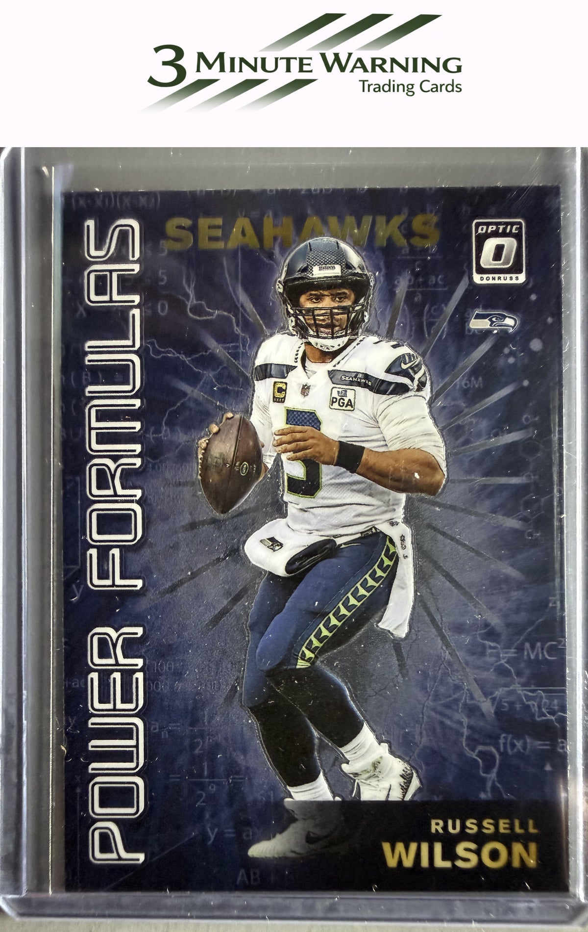 2019 Donruss Optic #PF-8 Russell Wilson Power Formulas