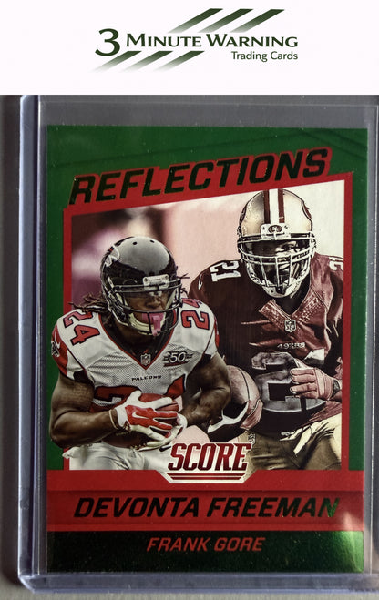 2016 Score #24 Devonta Freeman / Frank Gore Reflections Green