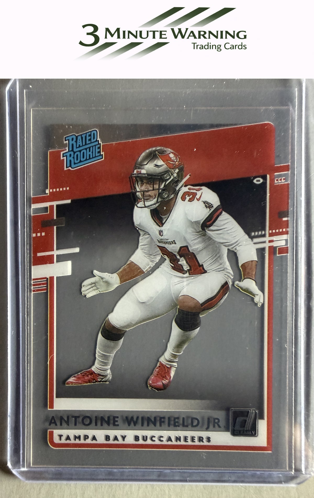 2020 Panini Chronicles #RR-AW Antoine Winfield Jr. Clearly Donruss Rated Rookies