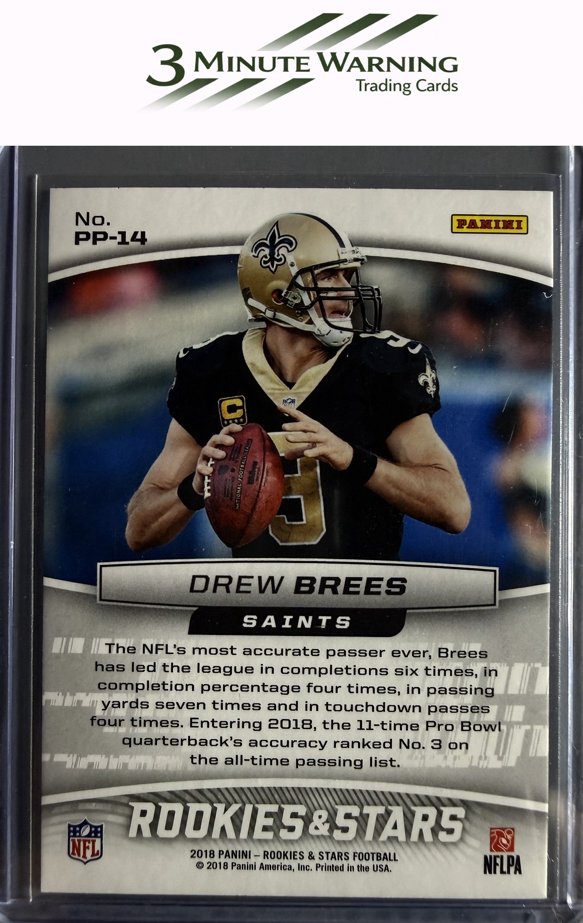 2018 Panini Rookies & Stars #PP-14 Drew Brees Precision Passers