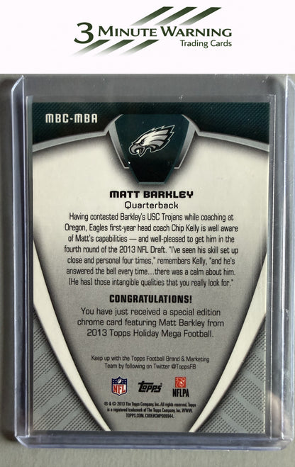 2013 Topps #MBC-MBA Matt Barkley Holiday Mega