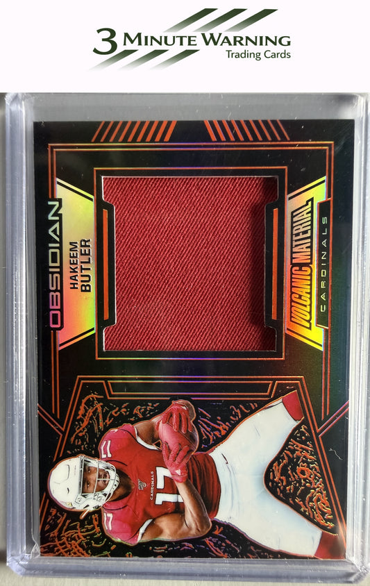 2019 Panini Obsidian #VM-32 Hakeem Butler Volcanic Material Electric Etch Orange #/50