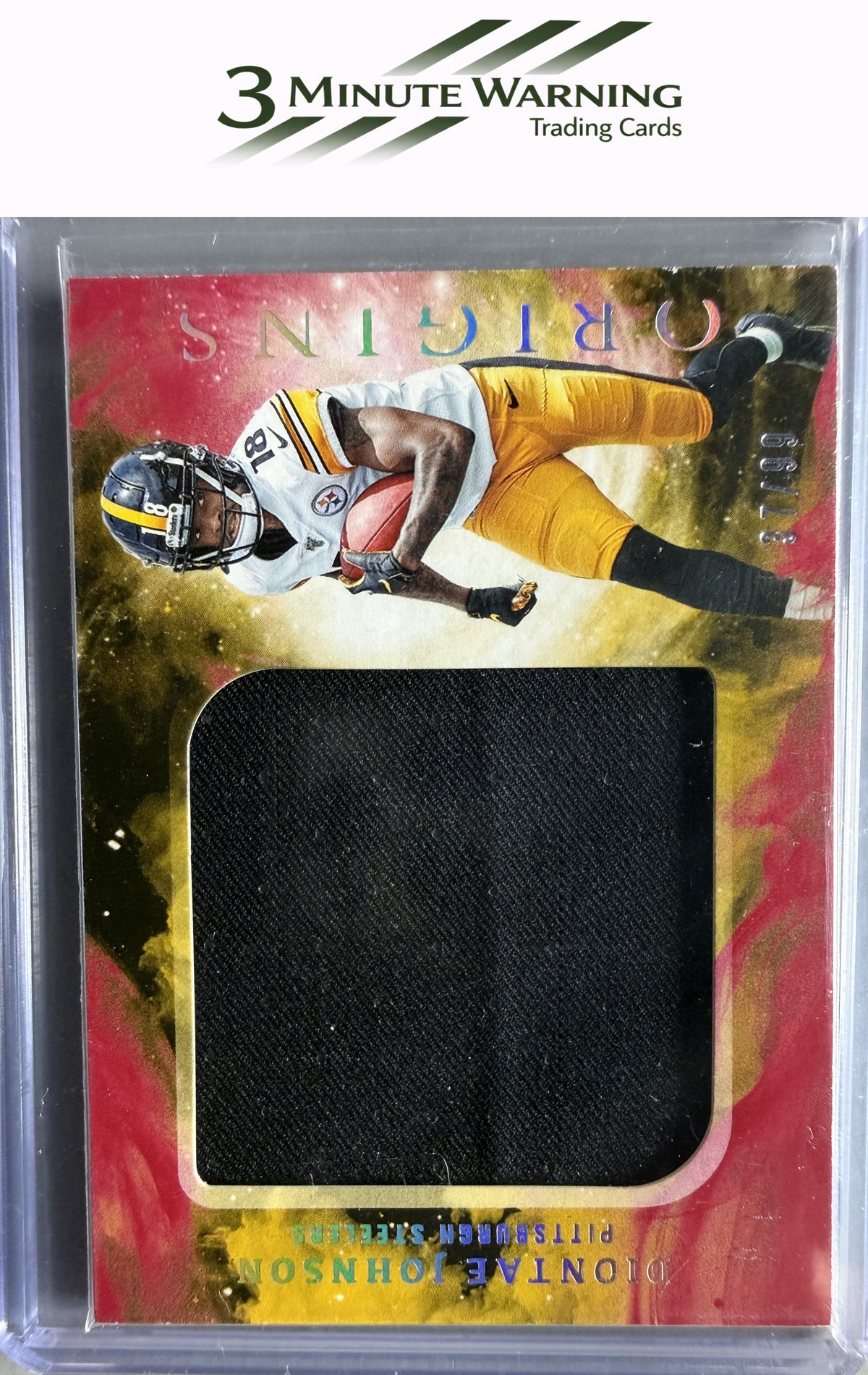 2019 Panini Origins #RJJ-18 Diontae Johnson Rookie Jumbo Jerseys Red #/99