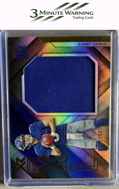 2019 Panini XR #RXM-2 Daniel Jones Rookie XL Materials #/149