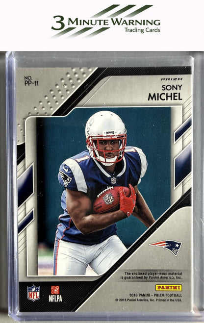 2018 Panini Prizm #PP-11 Sony Michel Prizm Premier Jerseys Pink