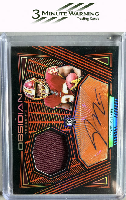 2019 Panini Obsidian #RJA-BLO Bryce Love RPA Electric Etch Orange #/75