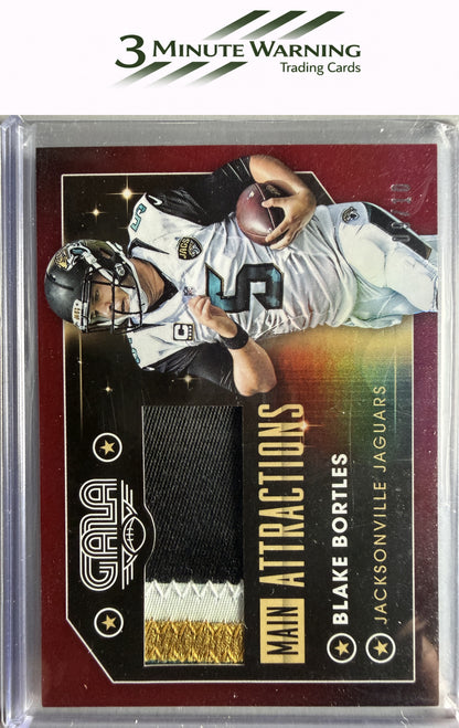 2016 Panini Gala #MA-BB Blake Bortles Main Attractions Memorabilia Crimson #/10