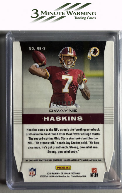 2019 Panini Obsidian #RE-3 Dwayne Haskins Rookie Eruption #/100