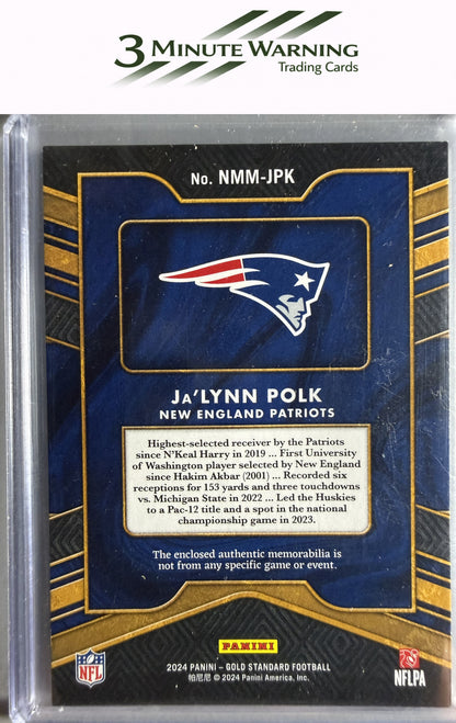 2024 Panini Gold Standard #NMM-JPK Ja'Lynn Polk Newly Minted #/499