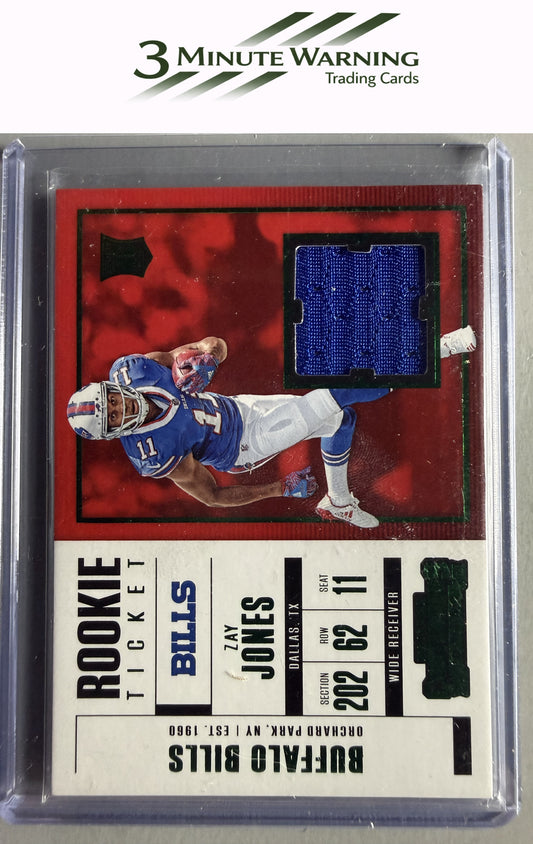 2017 Panini Contenders #SW-33b Zay Jones Rookie Ticket Swatches