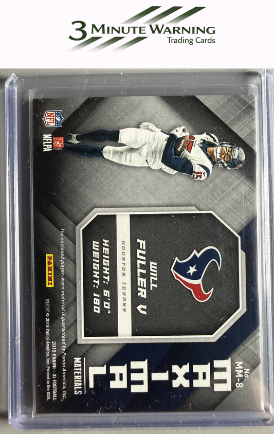2019 Panini XR #MM-8 Will Fuller V Maximal Materials #/99
