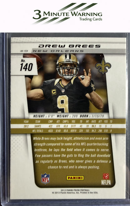 2013 Panini Prizm #140 Drew Brees Prizm