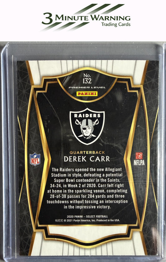 2020 Panini Select #132 Derek Carr