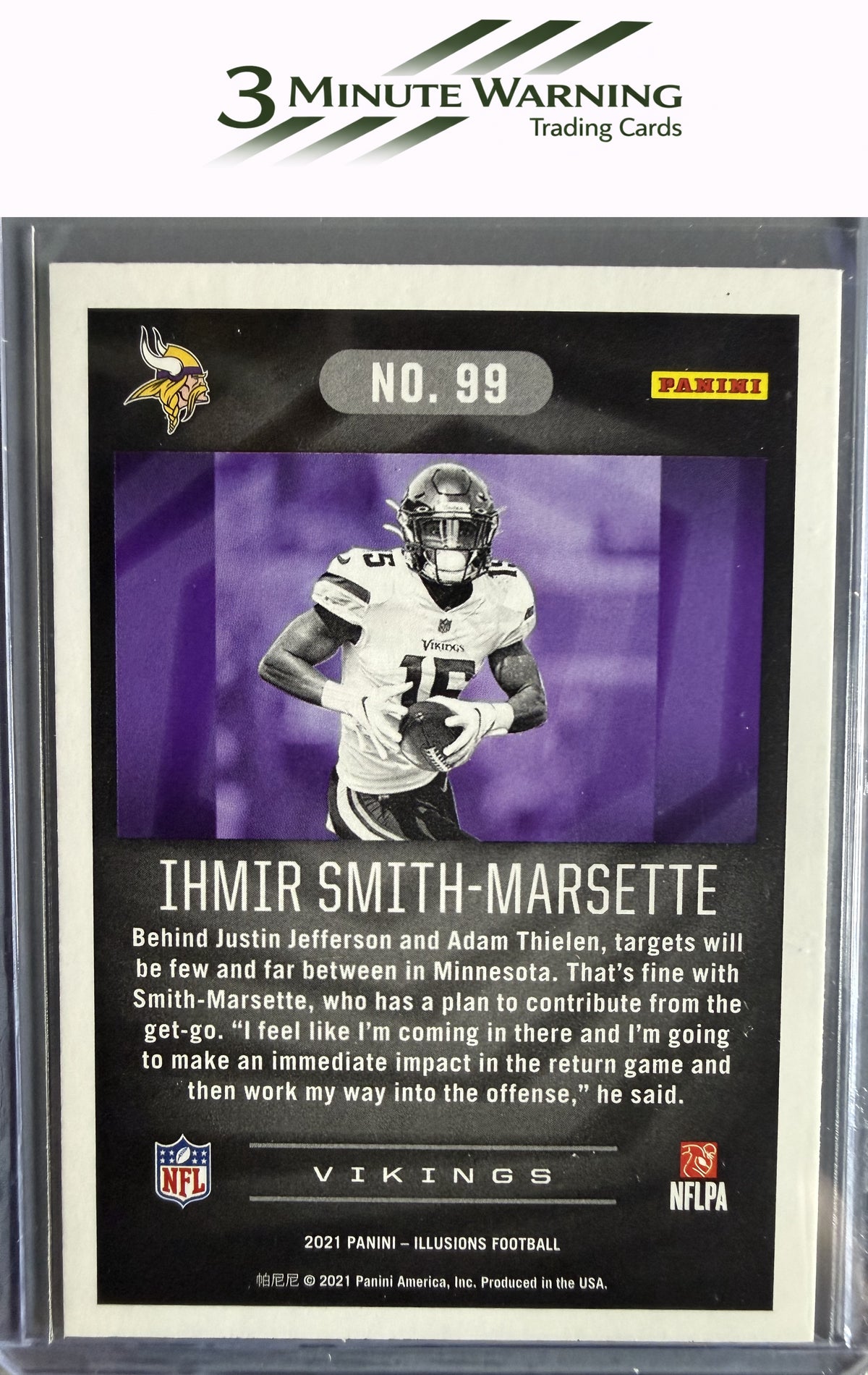 2021 Panini Illusions #99 Ihmir Smith-Marsette Retail