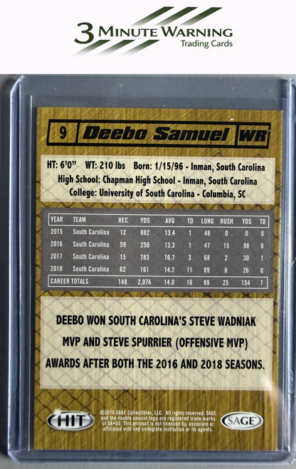 2019 SAGE HIT #9 Deebo Samuel